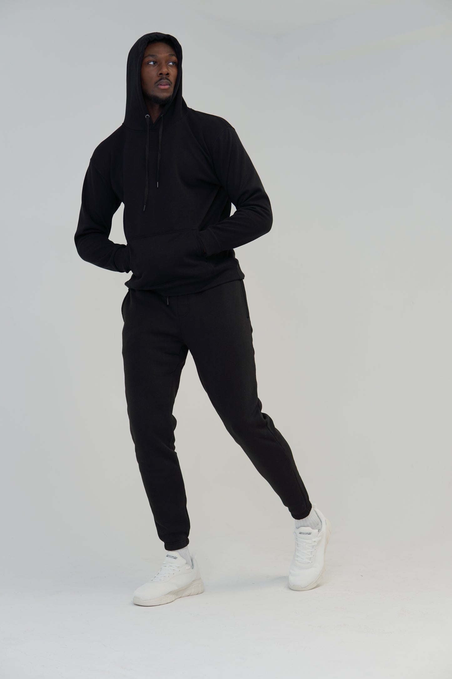 Men’s Premium Heavyweight Hoodie by KO SQUARE – 400 GSM Cotton Blend, Oversized Fit, Durable & Comfortable