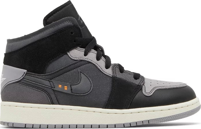 Jordan 1 Mid Craft Inside Out Black