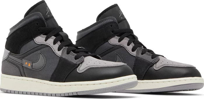 Jordan 1 Mid Craft Inside Out Black