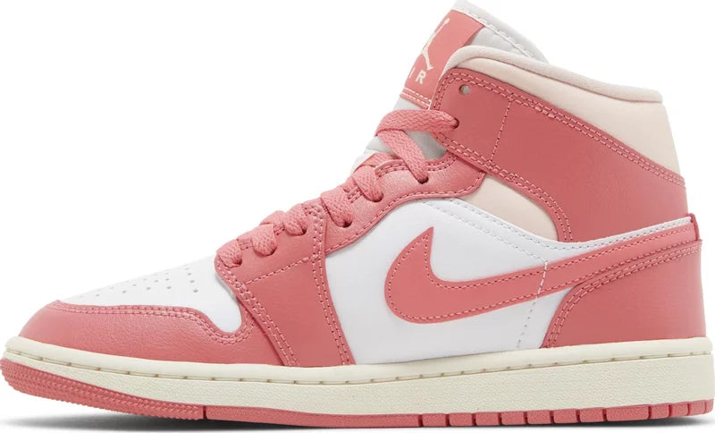 Jordan 1 Mid Strawberries and Cream (Women's)