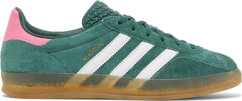 adidas Gazelle Indoor Collegiate Green Lucid Pink (Women's)