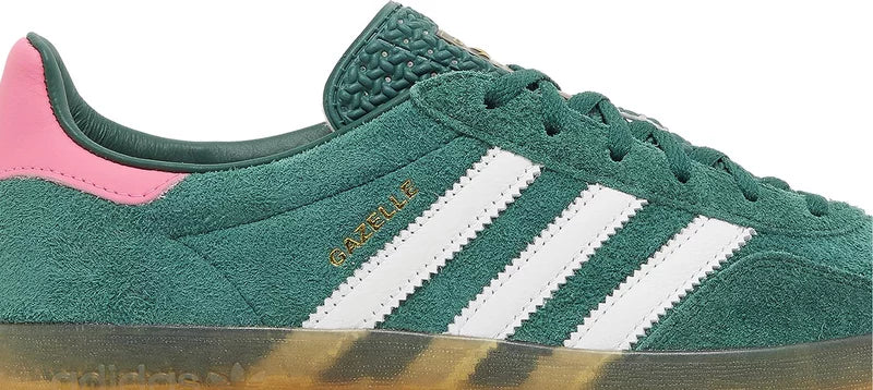 adidas Gazelle Indoor Collegiate Green Lucid Pink (Women's)