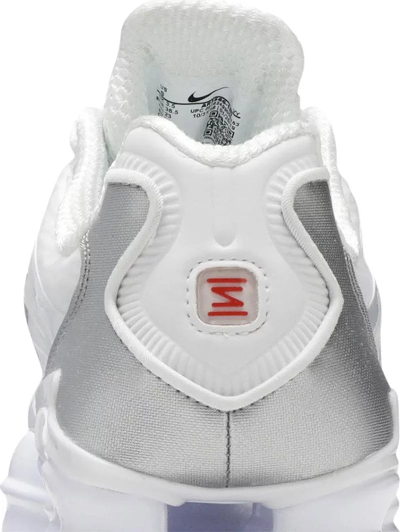 Nike Shox TL White Metallic Silver Max Orange (Women's) – KO SQUARE