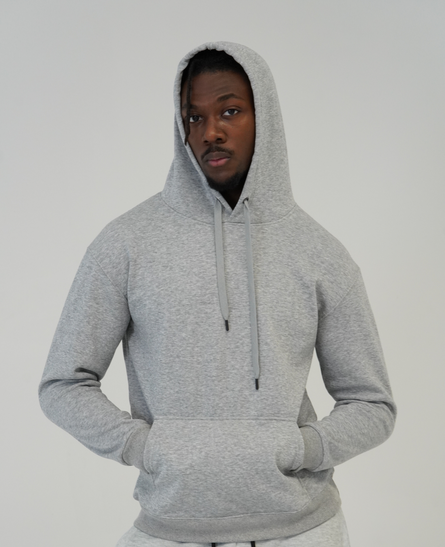 Men’s Premium Heavyweight Hoodie by KO SQUARE  – 400 GSM Cotton Blend, Oversized Fit, Durable & Comfortable