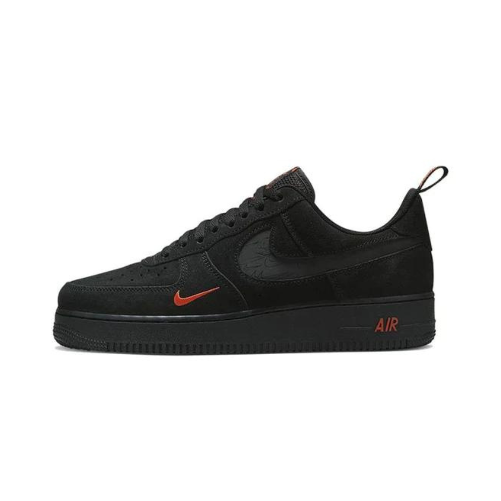 Nike Air Force 1 Low Multi-Swoosh Black Crimson