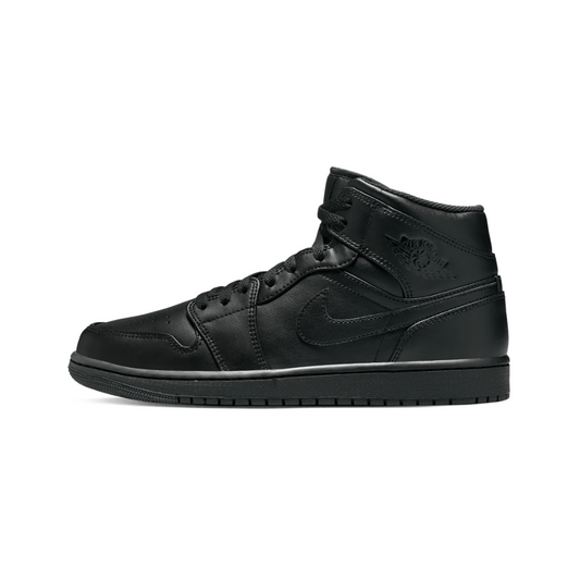 Jordan 1 Mid Triple Black