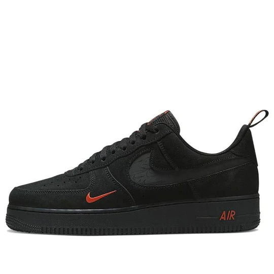 Nike Air Force 1 Low Multi-Swoosh Black Crimson