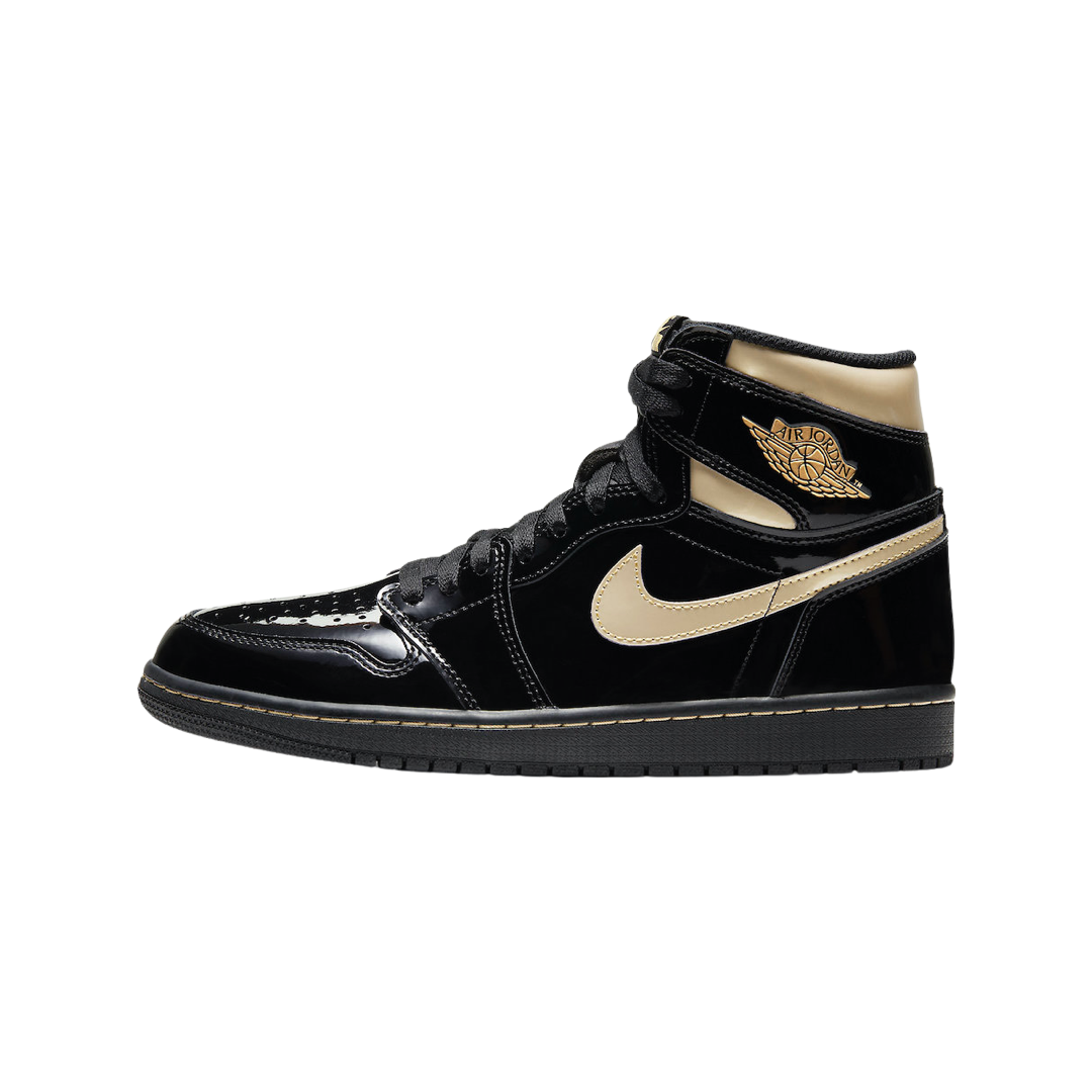 Jordan 1 High Gold Shoes