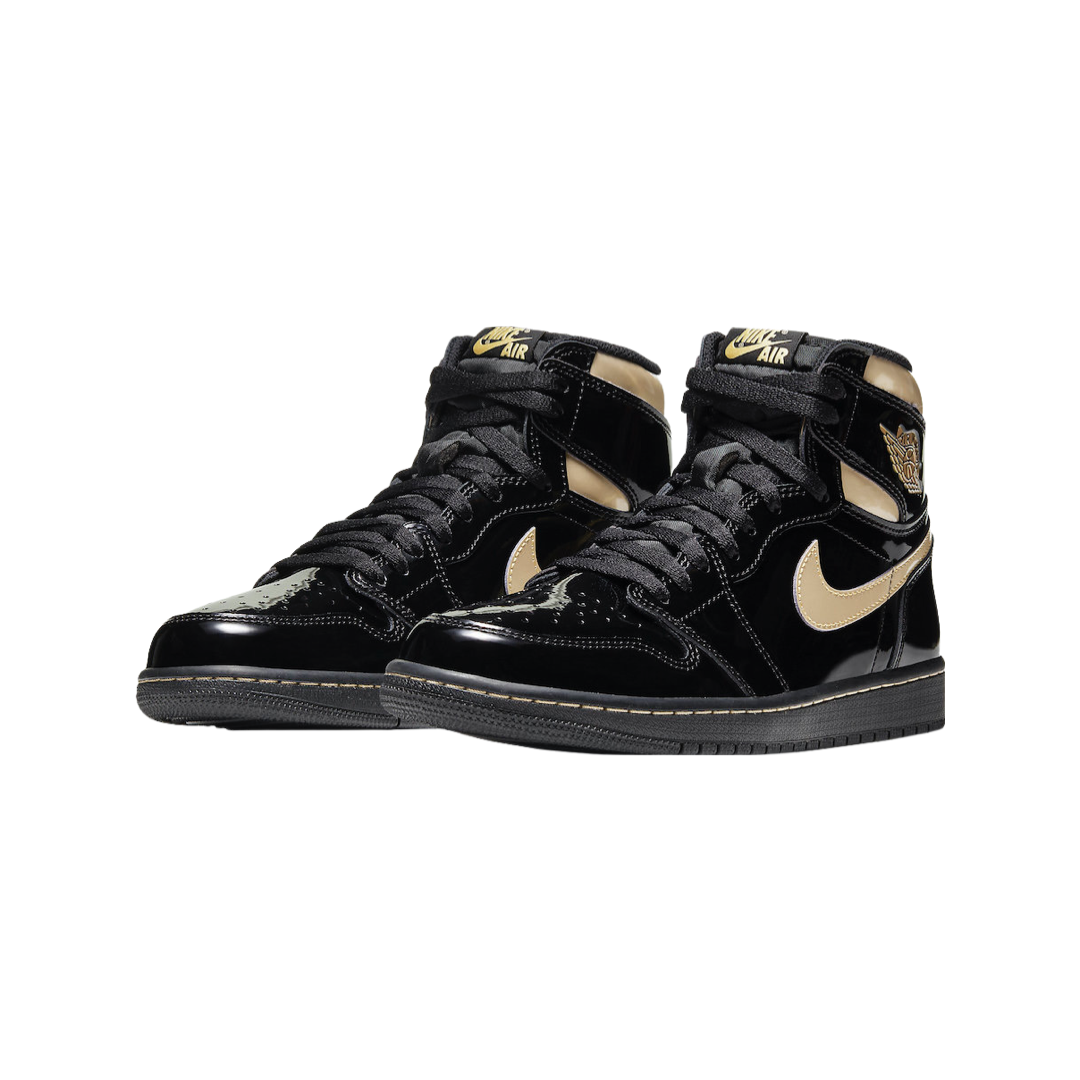 Jordan 1 High Gold Shoes