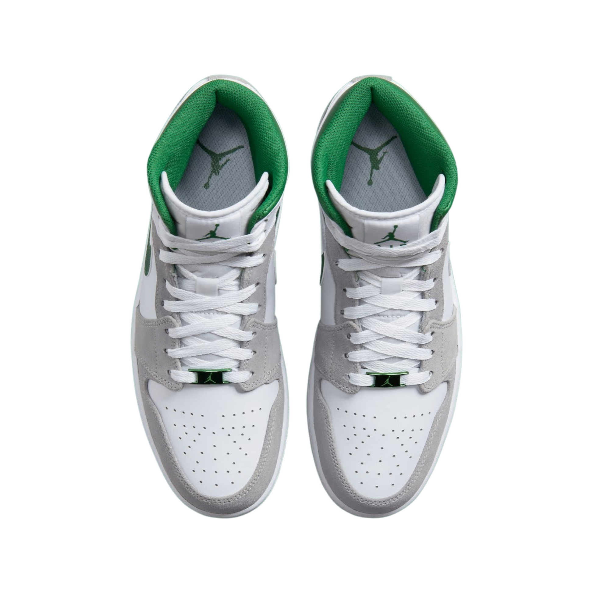 Jordan 1 sale green and grey